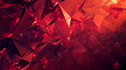 Abstract background, geometric, precise, fiery red background 