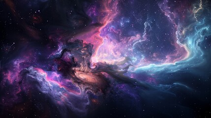  Abstract background, surreal, otherworldly, cosmic black background 