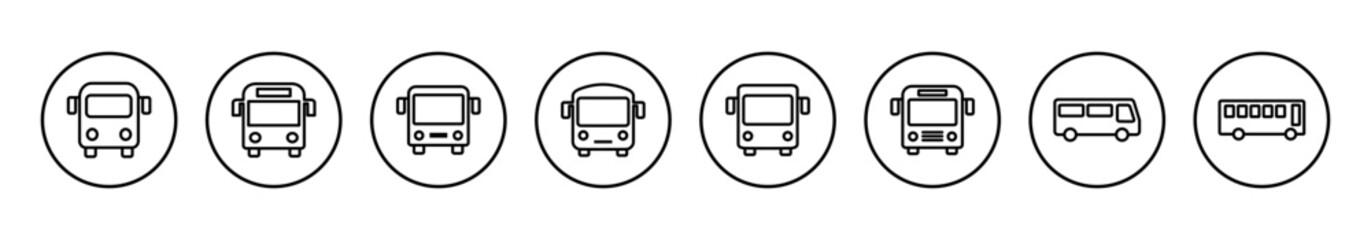 Bus icon vector illustration. bus sign and symbol. transport symbol