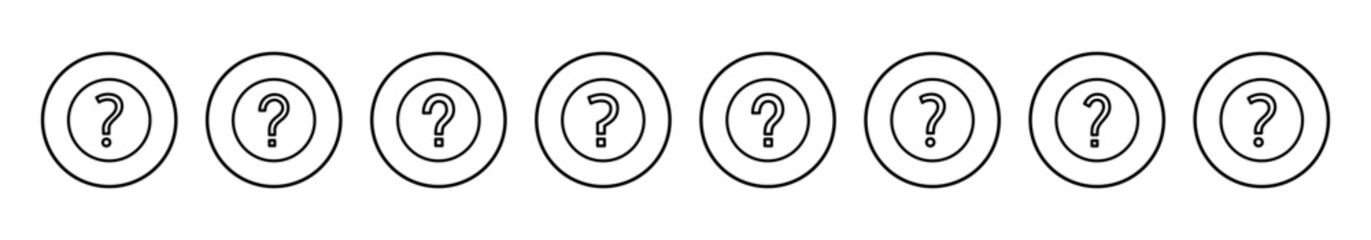 Question icon vector illustration. question mark sign and symbol