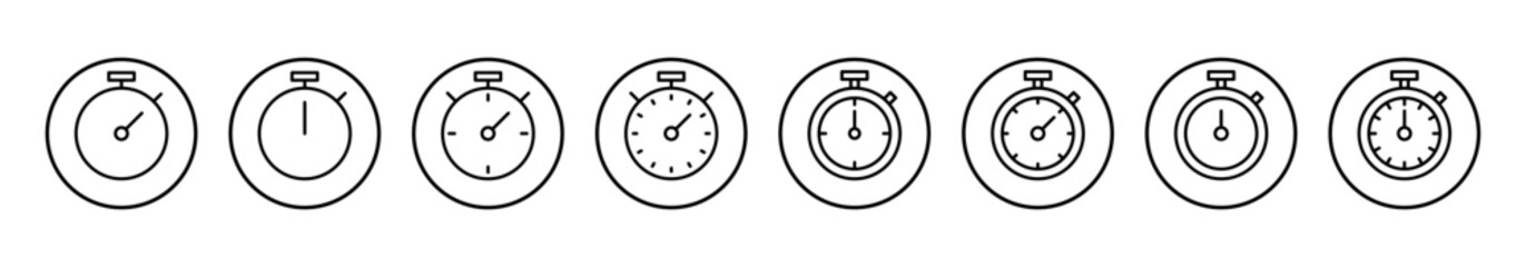 stopwatch icon vector illustration. Timer sign and symbol. Countdown icon. Period of time