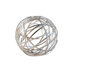 Futuristic Wireframe Spherical Design ,Retro futuristic 3d Sphere Wire element Shape Isolated on Transparent background.