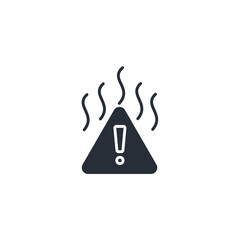 Hot surface icon. vector.Editable stroke.linear style sign for use web design,logo.Symbol illustration.