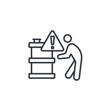 recommend clip art: Radioactive icon. vector.Editable stroke.linear style sign for use web design,logo.Symbol illustration.