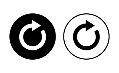 Refresh icon set. Reload icon vector. Update icon.