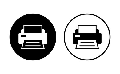 Print icon set. printer icon vector.