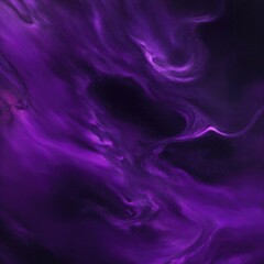 Obraz premium Dark Purple smoke acrylic paints Liquid fluid art abstract background
