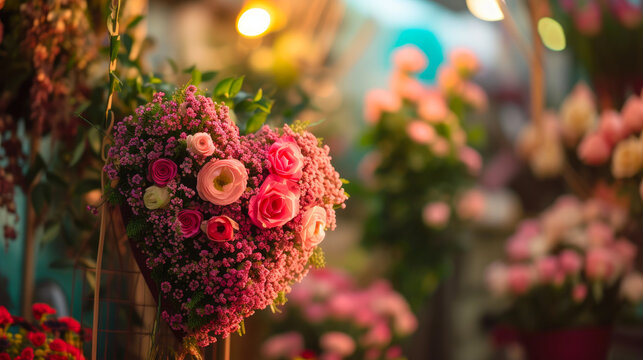 In Bloom: Valentine's Day Greetings Await at the Florist