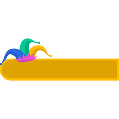 Obraz premium April Fools Day Button