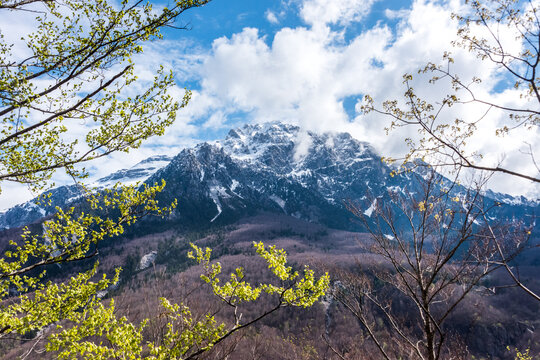 Spring in the mountain, Theth national park &mdash; in Theth, Albania