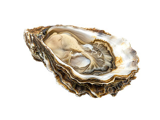 live oyster, isolated white background PNG