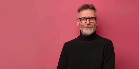 Obraz premium Confident Scandinavian Man Smiling