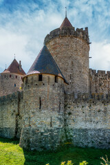 Carcassonne, a hilltop city in the Languedoc area of southern France, is famous for its medieval citadel