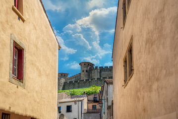 Carcassonne, a hilltop city in the Languedoc area of southern France, is famous for its medieval...