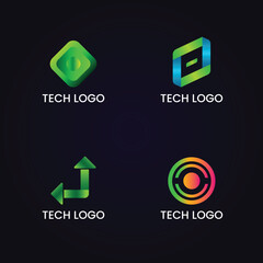 Technology logo for technology company