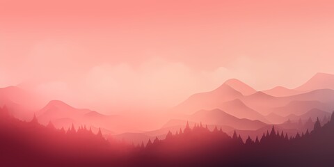 An enchanting gradient background, fading from soft peach to deep crimson, casting a mesmerizing glow that invites exploration and creativity in graphic design.