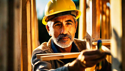 Male Hispanic Construction Worker