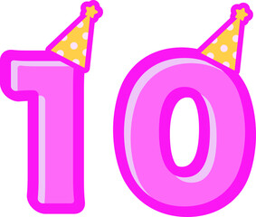 Birthday Number 10