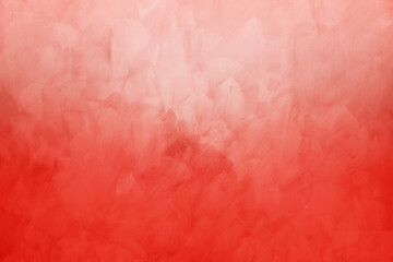 Coral ombre concrete wall background.