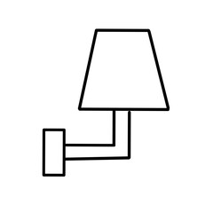 Outline Lamp Icon