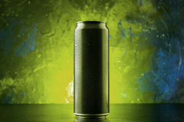 can energy drink tin . 3D illustration