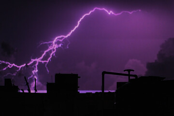 Lightning strikes