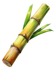 sugar cane stalk transparent background