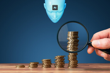 How to monetize artificial intelligence, concept