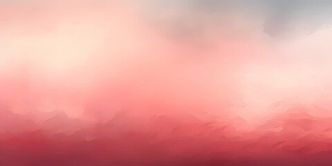 A tranquil gradient background, with gentle salmon hues fading into deep scarlet, creating a serene yet impactful backdrop for artistic expression. - obrazy, fototapety, plakaty