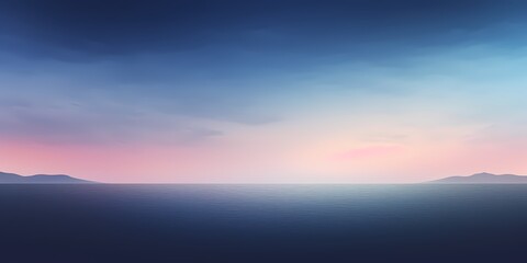 A tranquil dusk gradient background, fading from soft pastel blues to deep midnight navy, creating a sense of calm and introspection.