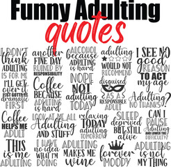 Funny Adulting Vector Bundle