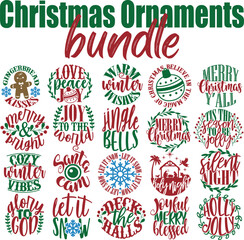 Christmas Ornaments Vector Bundle