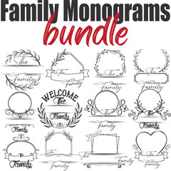 Family Monograms Vector Bundle