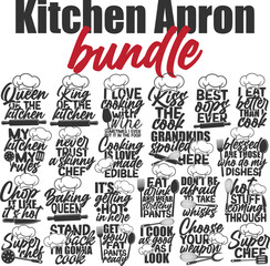 Kitchen Apron Vector Bundle