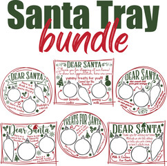 Santa Tray Vector Bundle