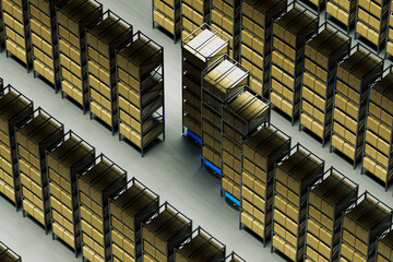 Automated Robotic Shelves in Warehouse: A Revolution in Logistics and Storage