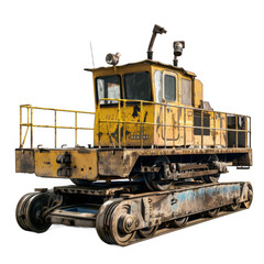 Railcar mover isolated on transparent background