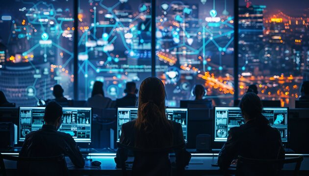 Incident Response and Cybersecurity Operations, incident response and cybersecurity operations with an image showing security teams coordinating response efforts during a cyber attack, AI