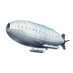 Airship/Zeppelin isolated on transparent background