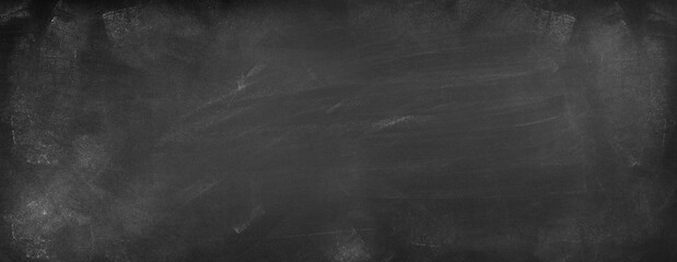 Chalk rubbed out on blackboard background - obrazy, fototapety, plakaty