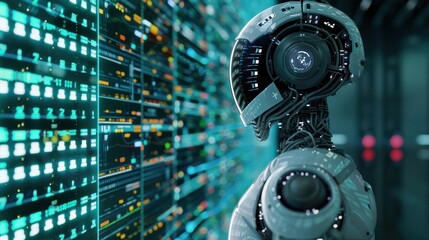 AI robots analyze financial data investment advice