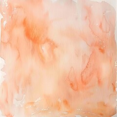 Obraz na płótnie Canvas Watercolor Backdrop of Peach Fuzz Color