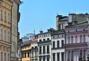Fototapeta na wymiar Scenic view of Krakow old town, Poland