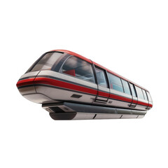 Monorail isolated on transparent background