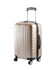 realistic suitcase in 3d render with transparent background