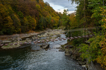 Suspension bridge, walkway to the adventurous, cross to the other side