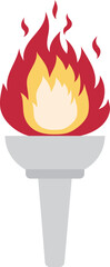 Olympic Flam symbol Vector illustration.