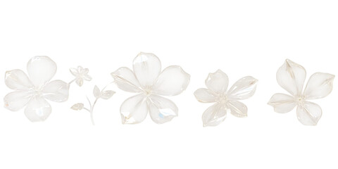 A series of delicate Transparent Background Images 