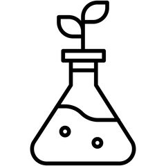 Plany Test Tube vector design .svg