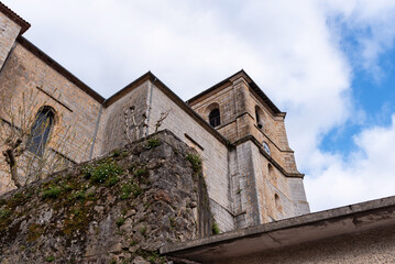 Fototapeta na wymiar Church of Saint Stephen. Bera de Bidasoa, Navarra